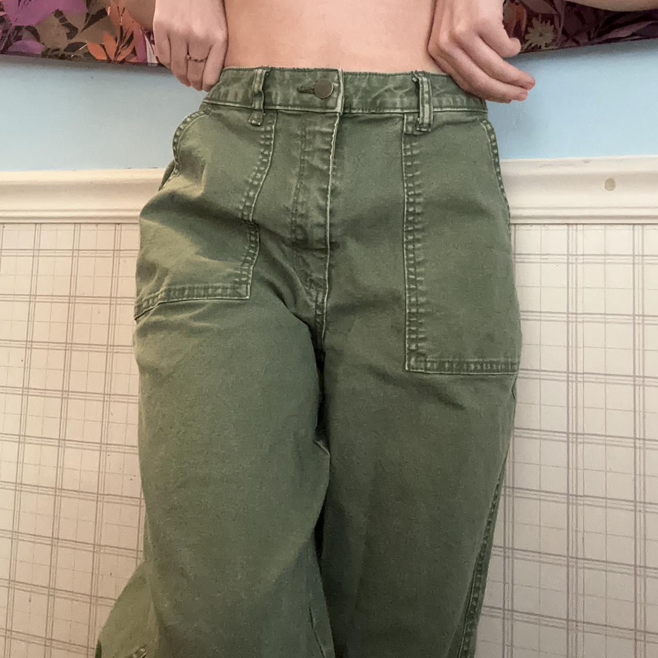 Women's Green Jeans Depop