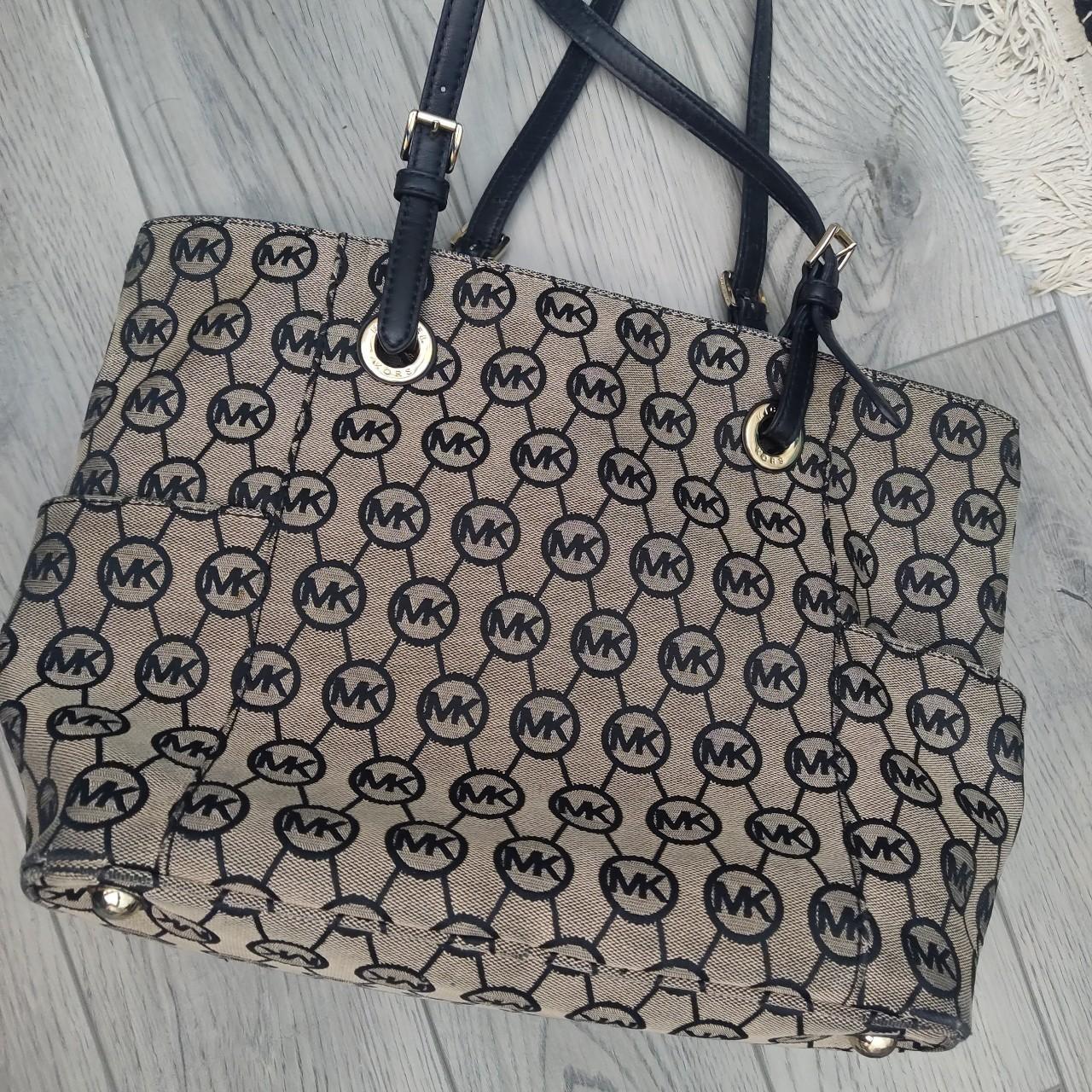 Black and tan mk purse best sale