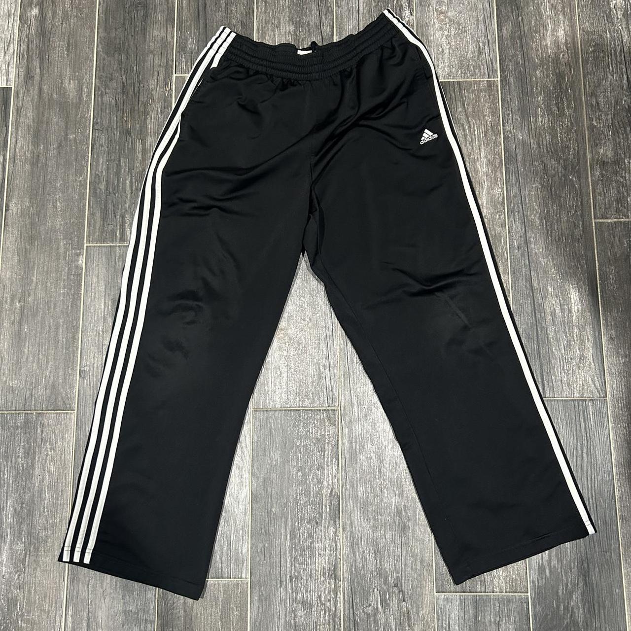 Adidas Wide Leg Pants - Depop