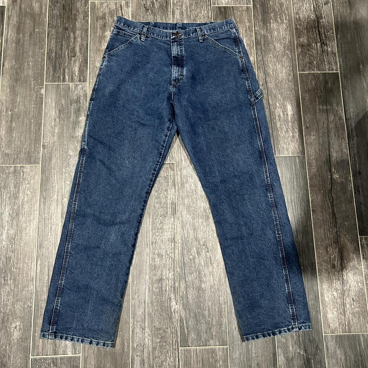 Vintage Wrangler Carpenter Jeans 34x32 - Depop