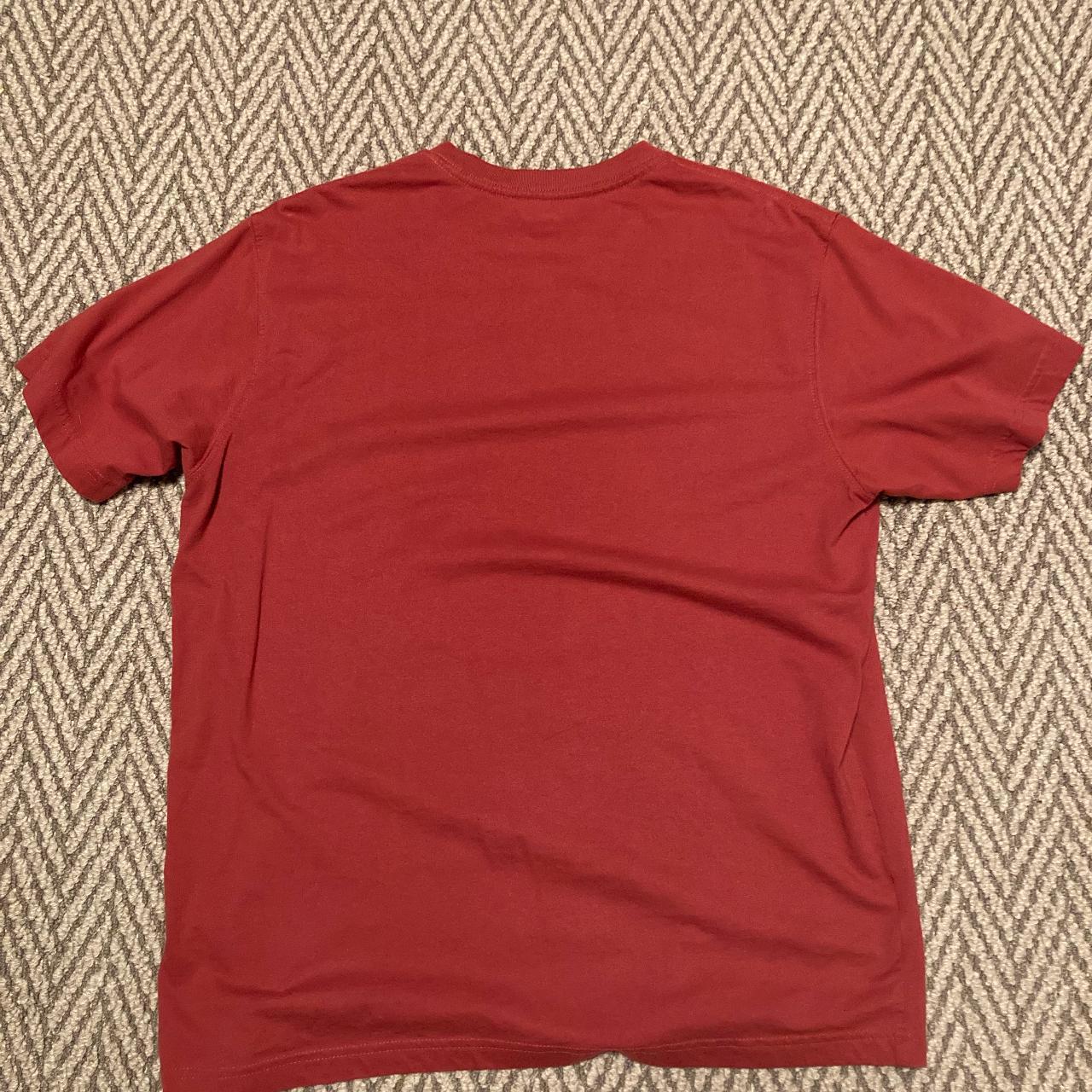 Eddie Bauer Men's Red Tshirt Depop