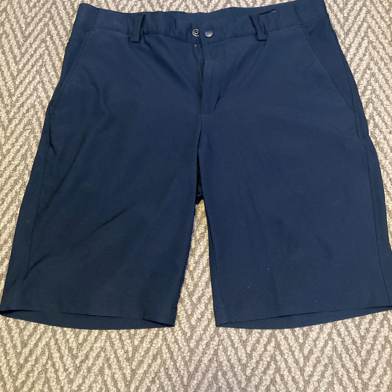 Greg Norman Collection Men's Navy Shorts | Depop