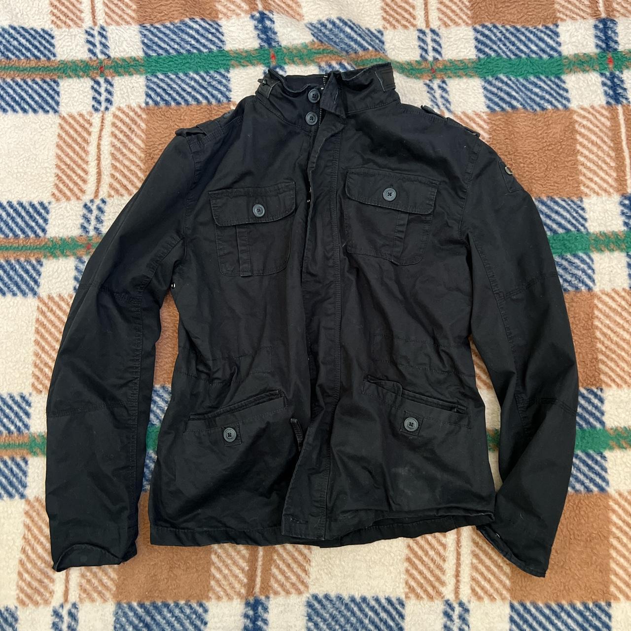 brandit vintage military jacket size M pov: it’s... - Depop