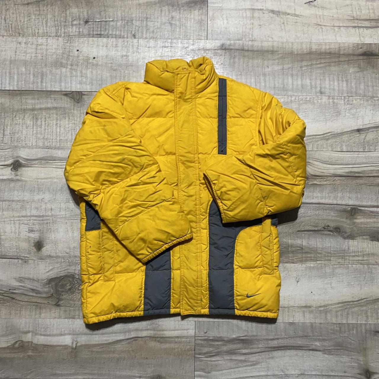 Yellow nike sale puffer jacket