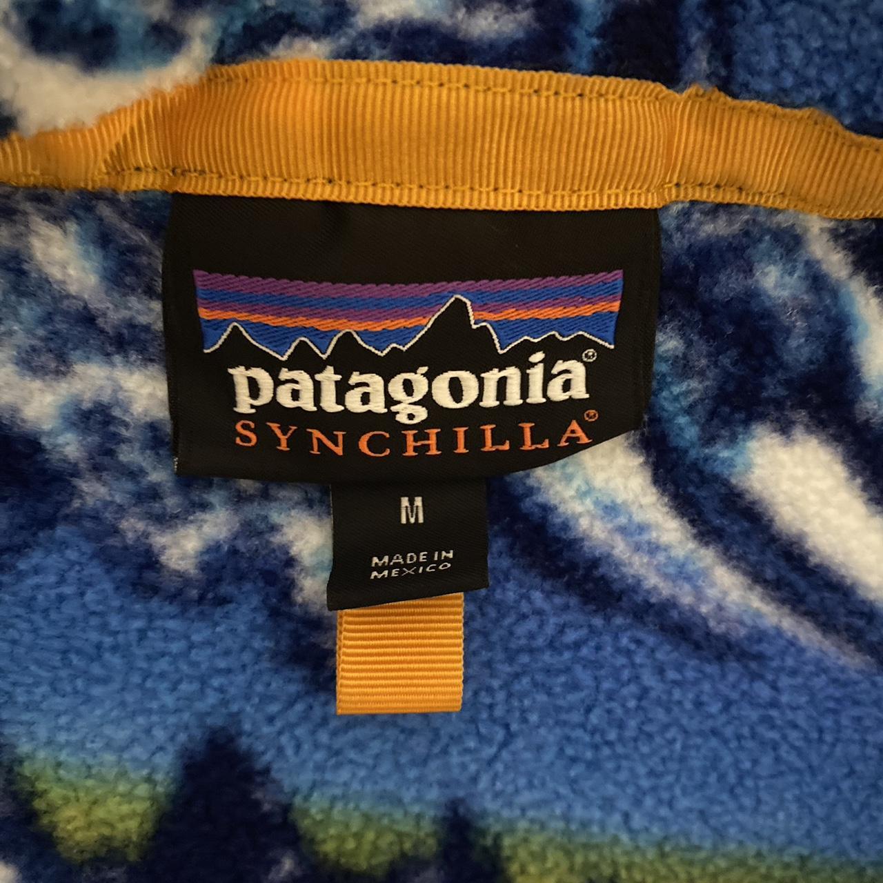 2016 Patagonia Printed Synchilla Snap-T, Fitzroy... - Depop