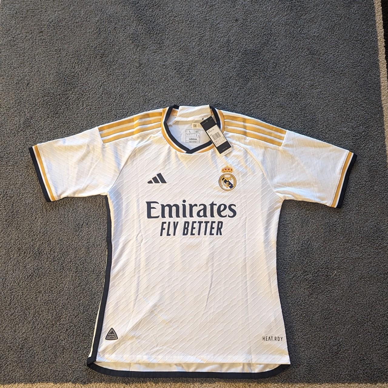 adidas Real Madrid home jersey for women size large