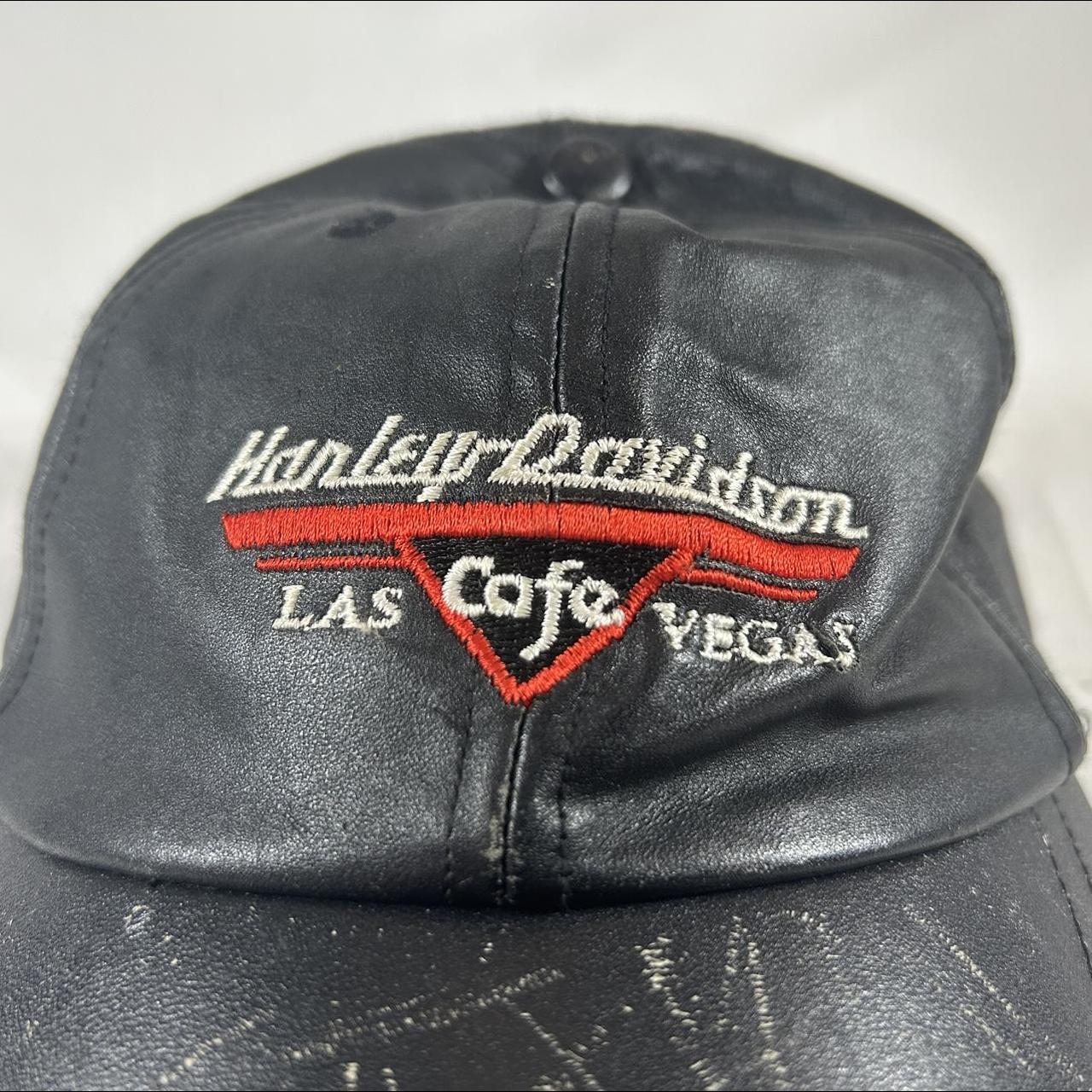 Harley Davidson Men's Red and Black Hat (2)