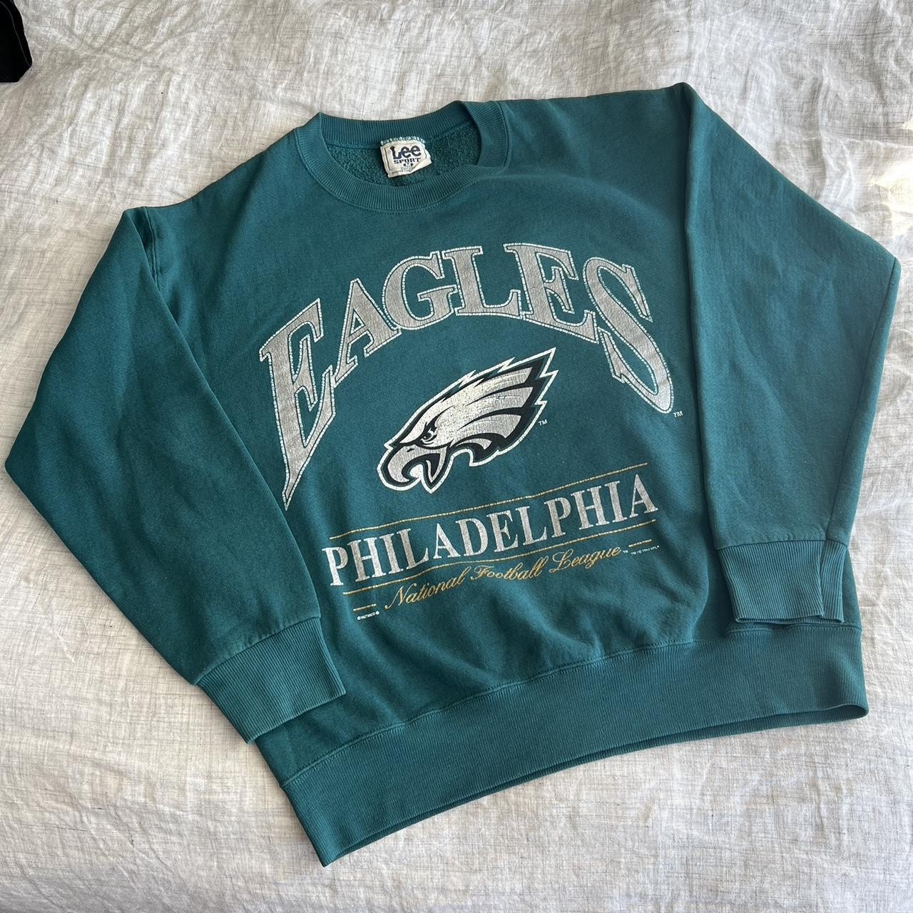 Vintage 1998 Philadelphia Eagles Crewneck Sweater - Depop