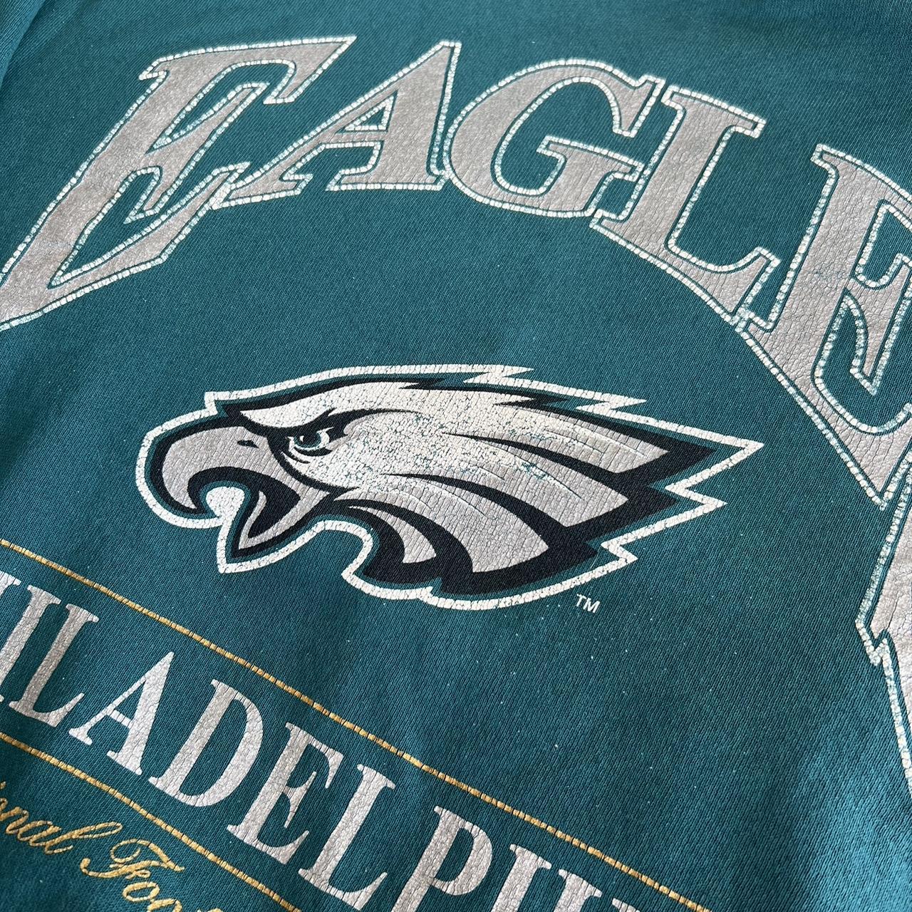 Vintage 1998 Philadelphia Eagles Crewneck Sweater - Depop