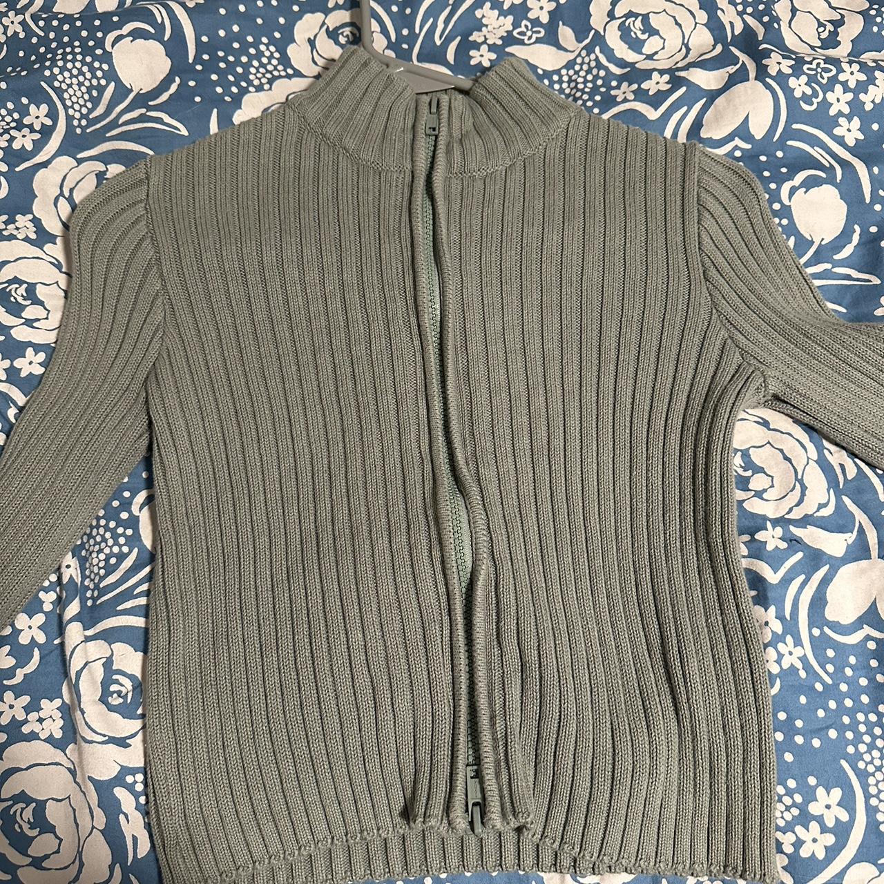 Brandy Melville Women's Blue Jumper | Depop