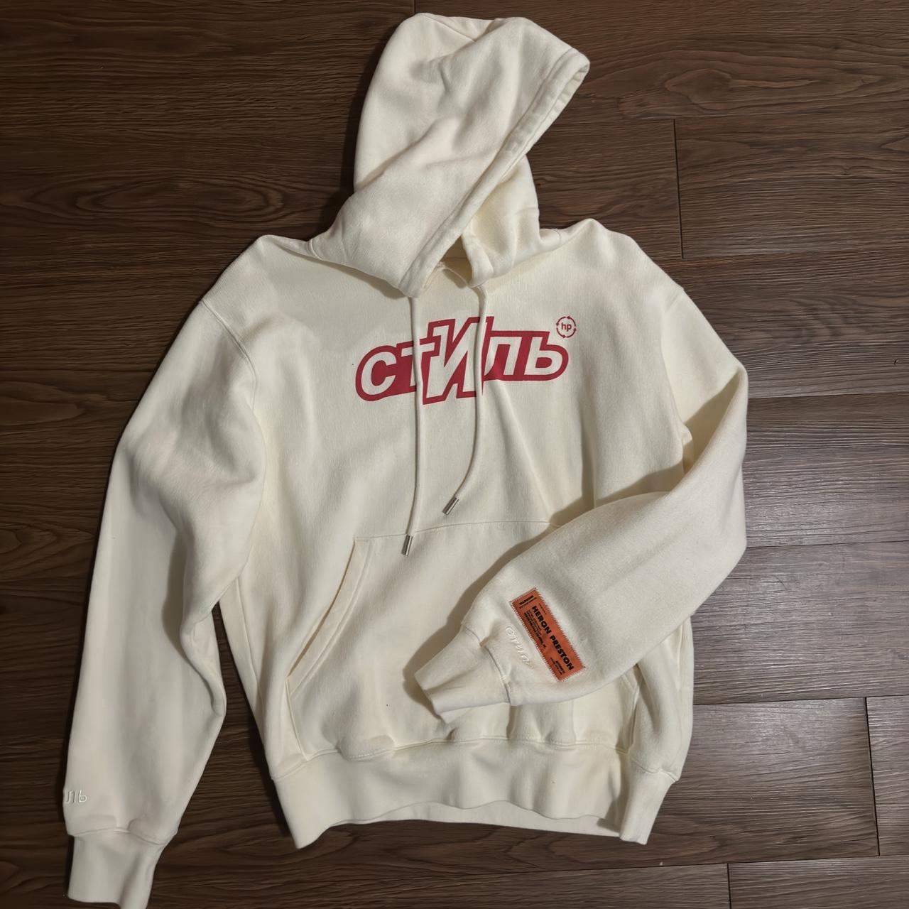 Heron preston women's discount hoodie