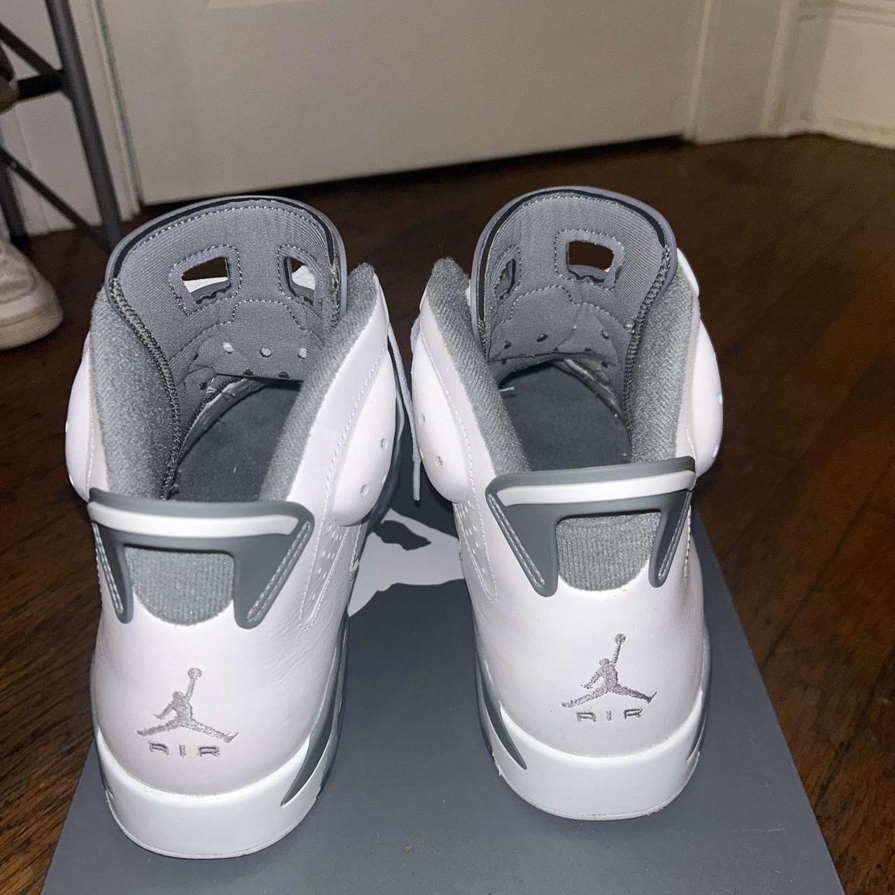 Jordan 6 Cool Grey Worn twice - Depop