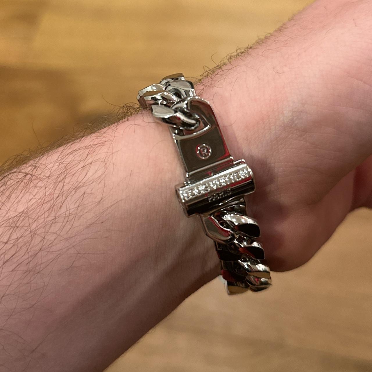 100% Authentic Louis Vuitton Chain Links Bracelet - Depop