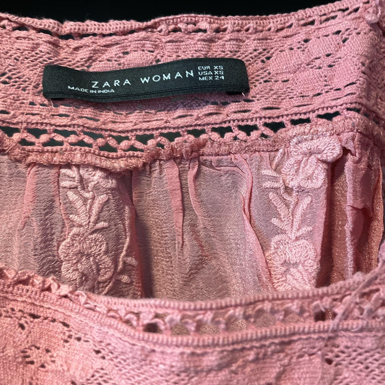 Beautiful crop top pink in perfect condition perfect... - Depop