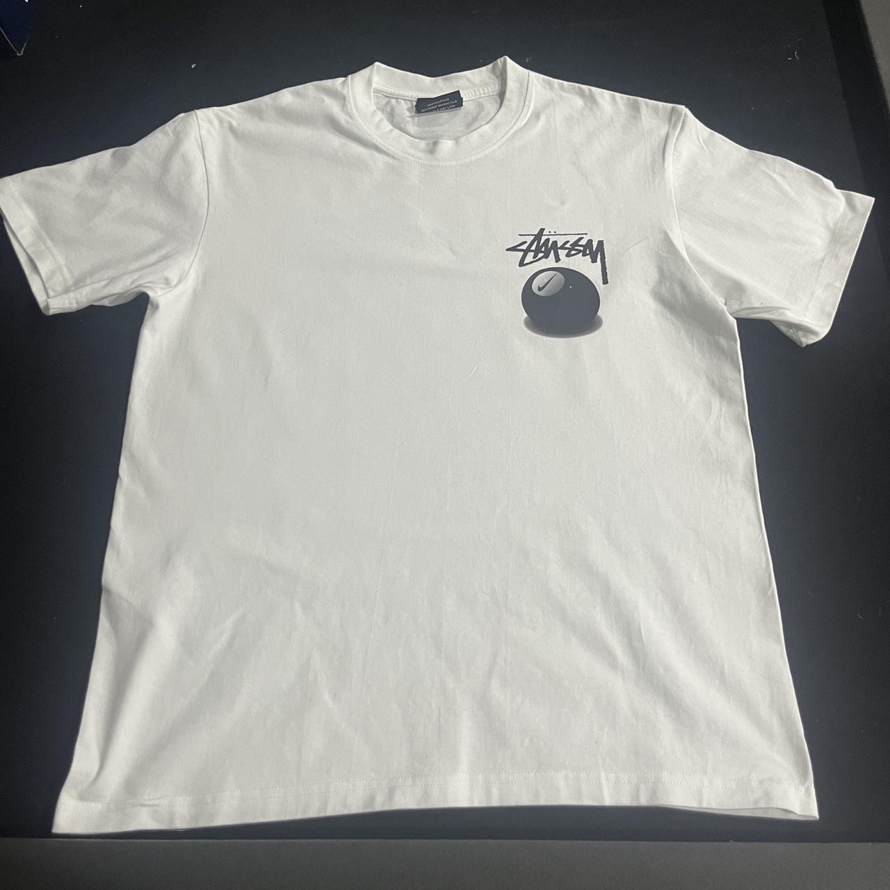 Nike and stussy 8 ball t shirt, size small only worn... - Depop
