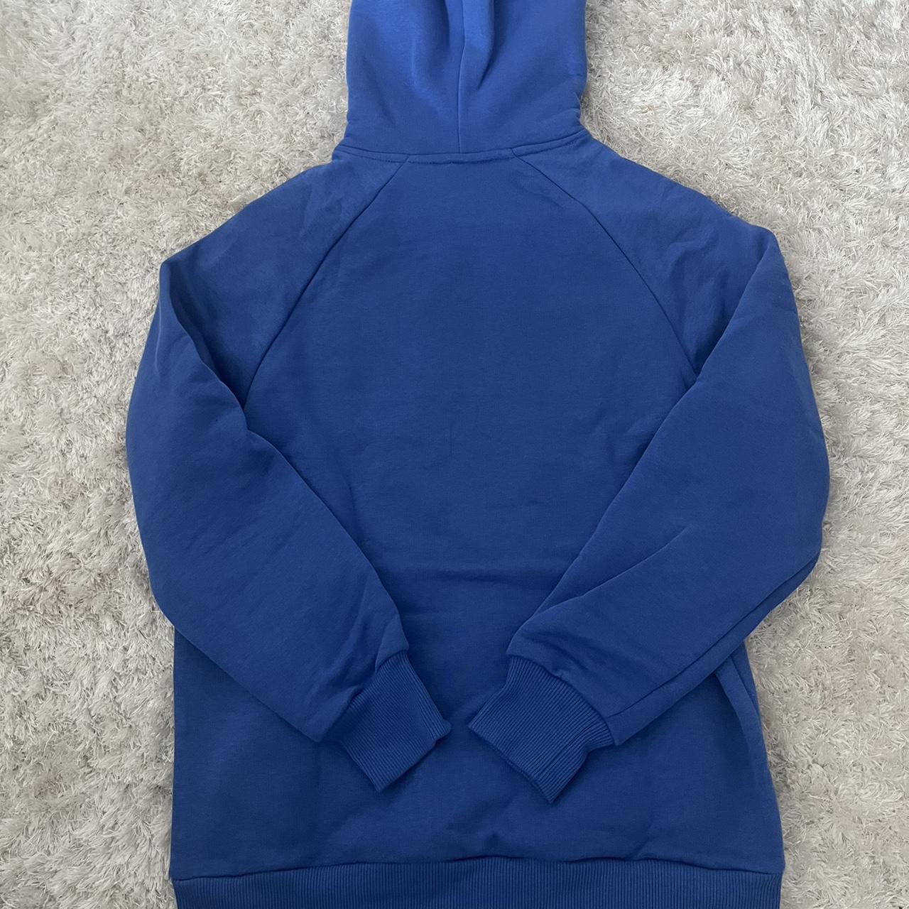 Trapstar Men's Blue and White Hoodie | Depop