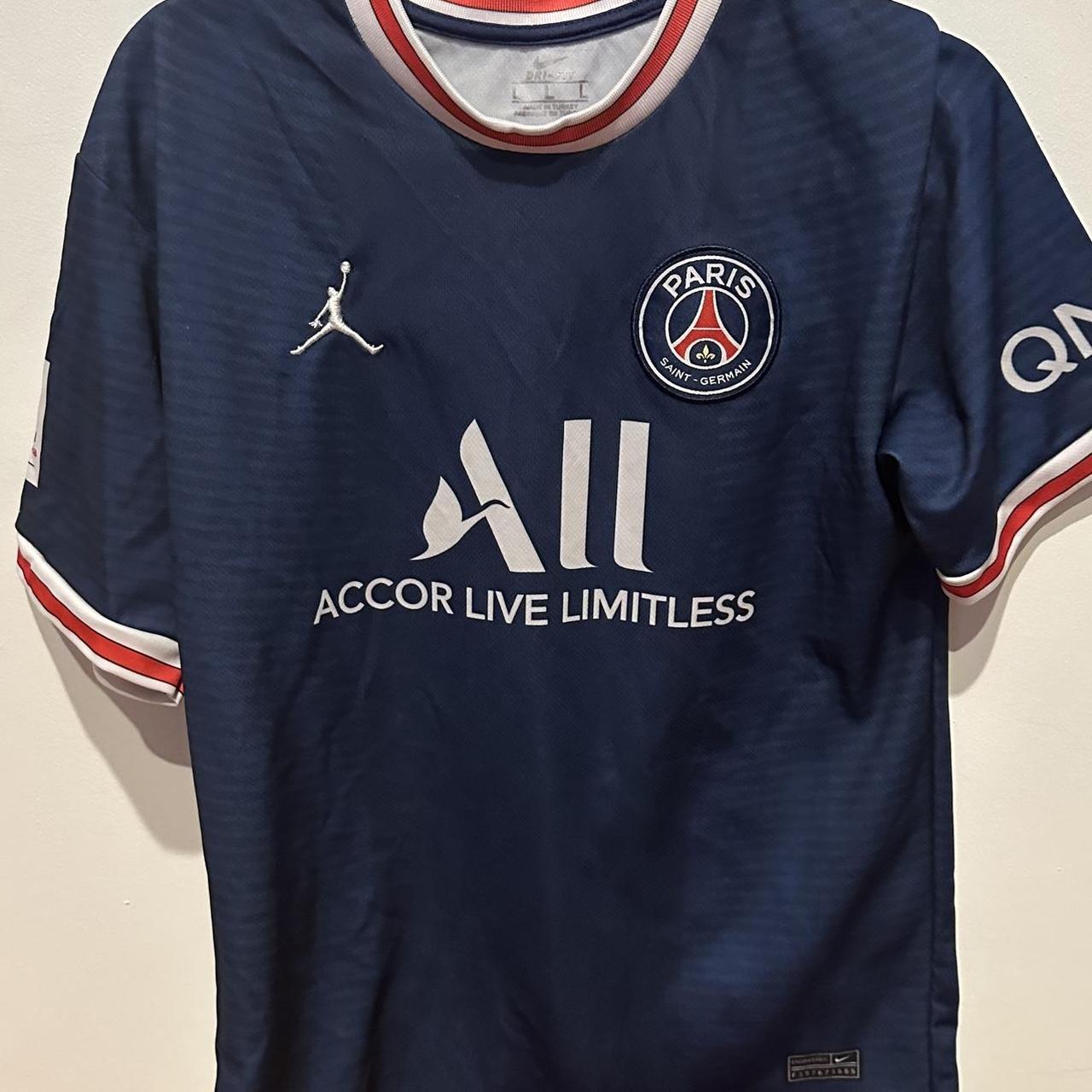 PSG 21/22 JERSEY no defects #jersey #psg #soccer... - Depop