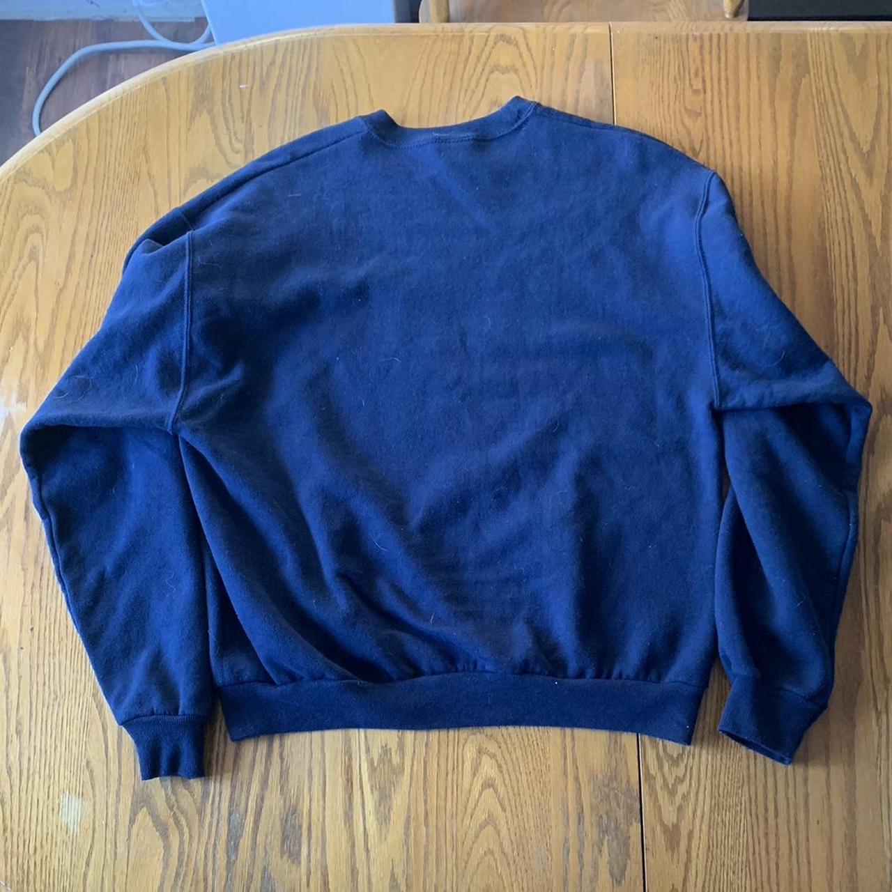 Vintage Crewneck, Navy blue, Jerzees brand, Men’s... - Depop