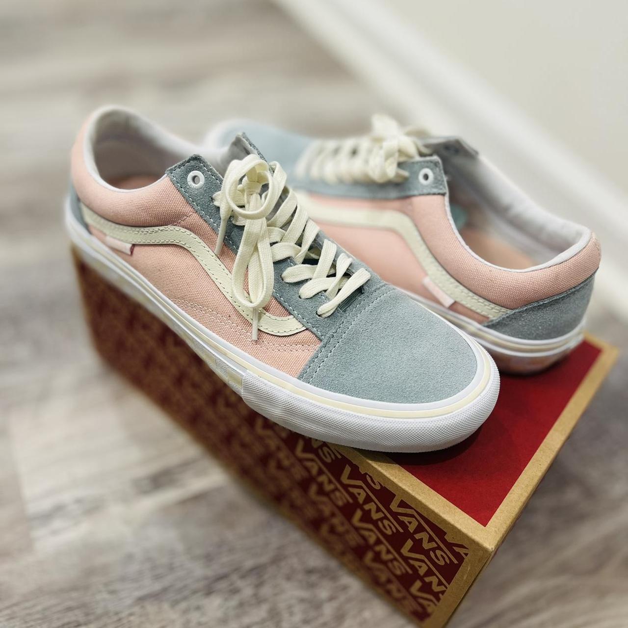 Peach colored hot sale vans