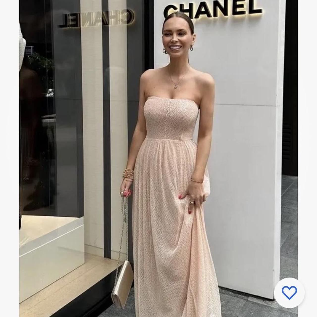 NEW ZARA SEQUIN KNIT DRESS PASTEL PINK