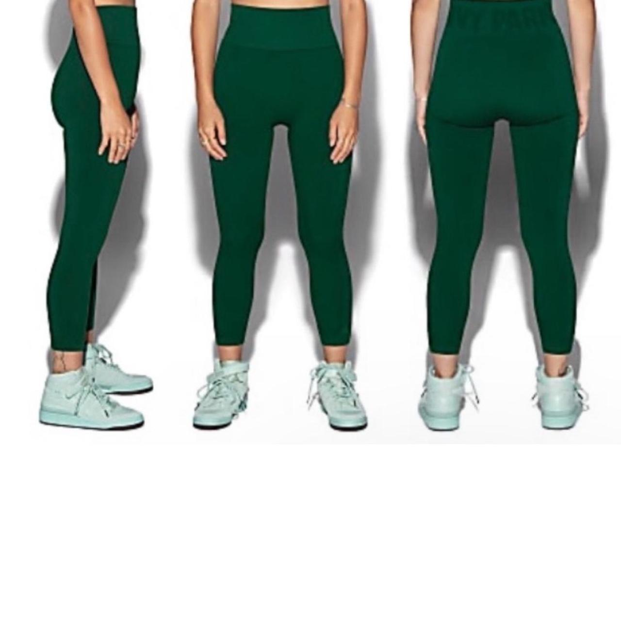 Ivy Park circular knit green leggings