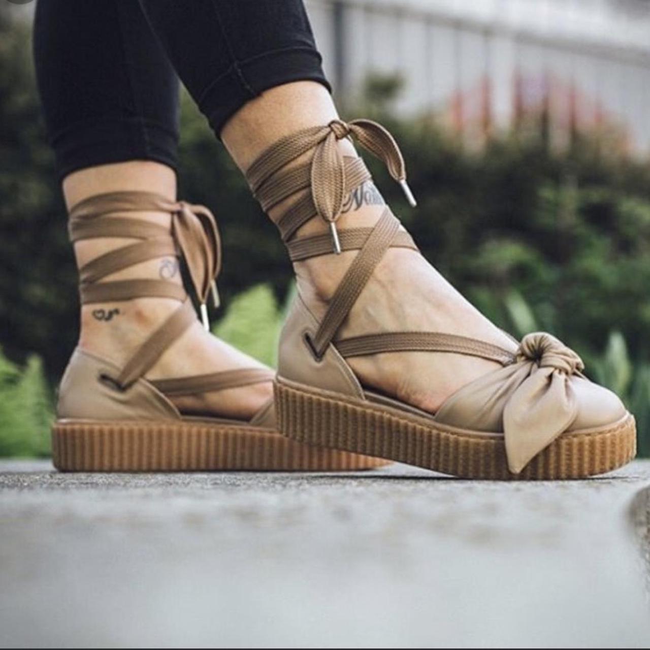 PUMA FENTY by Rihanna Bow Creeper Sandals NEW - Depop