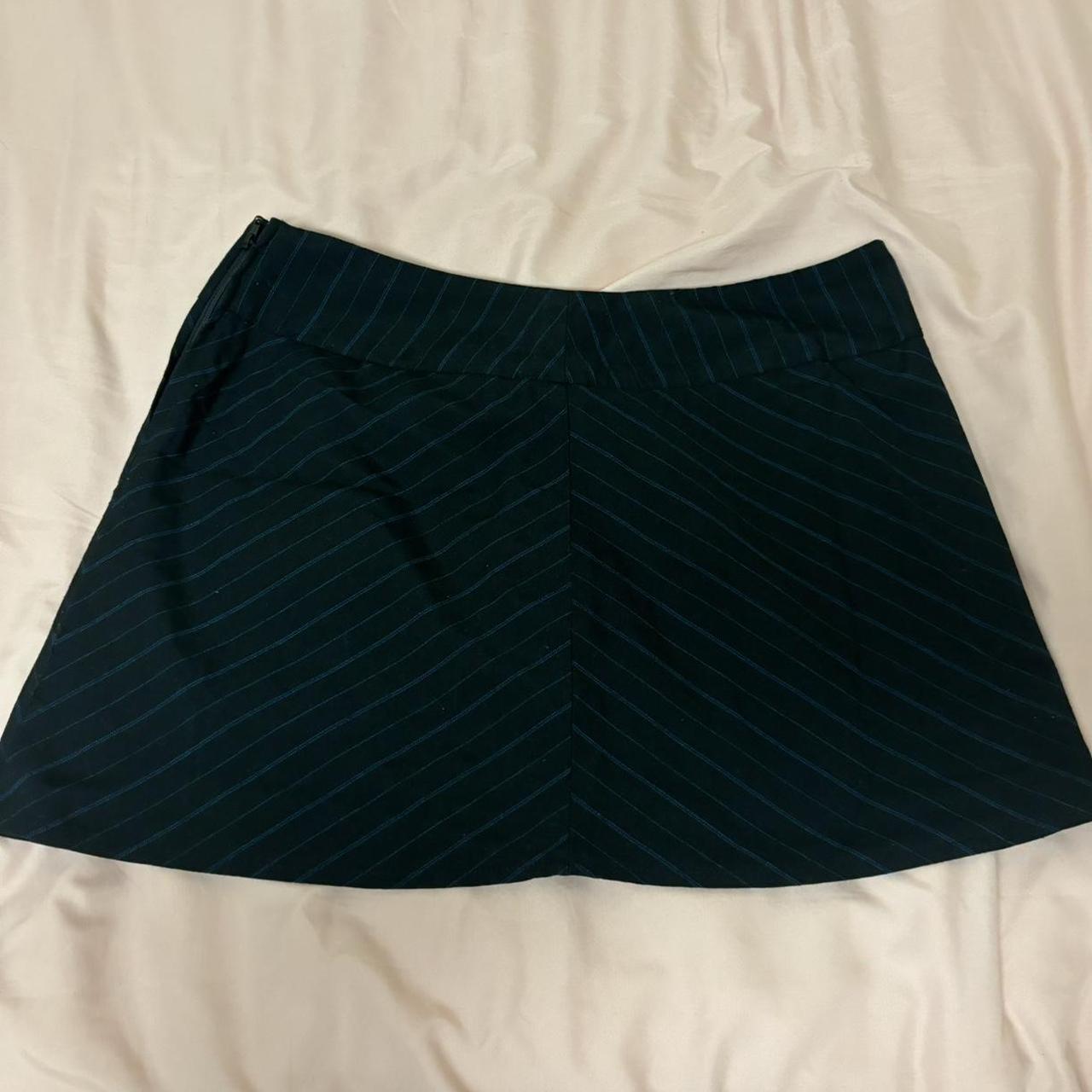 Cute pinstripe mini skirt Love love love this it’s... - Depop
