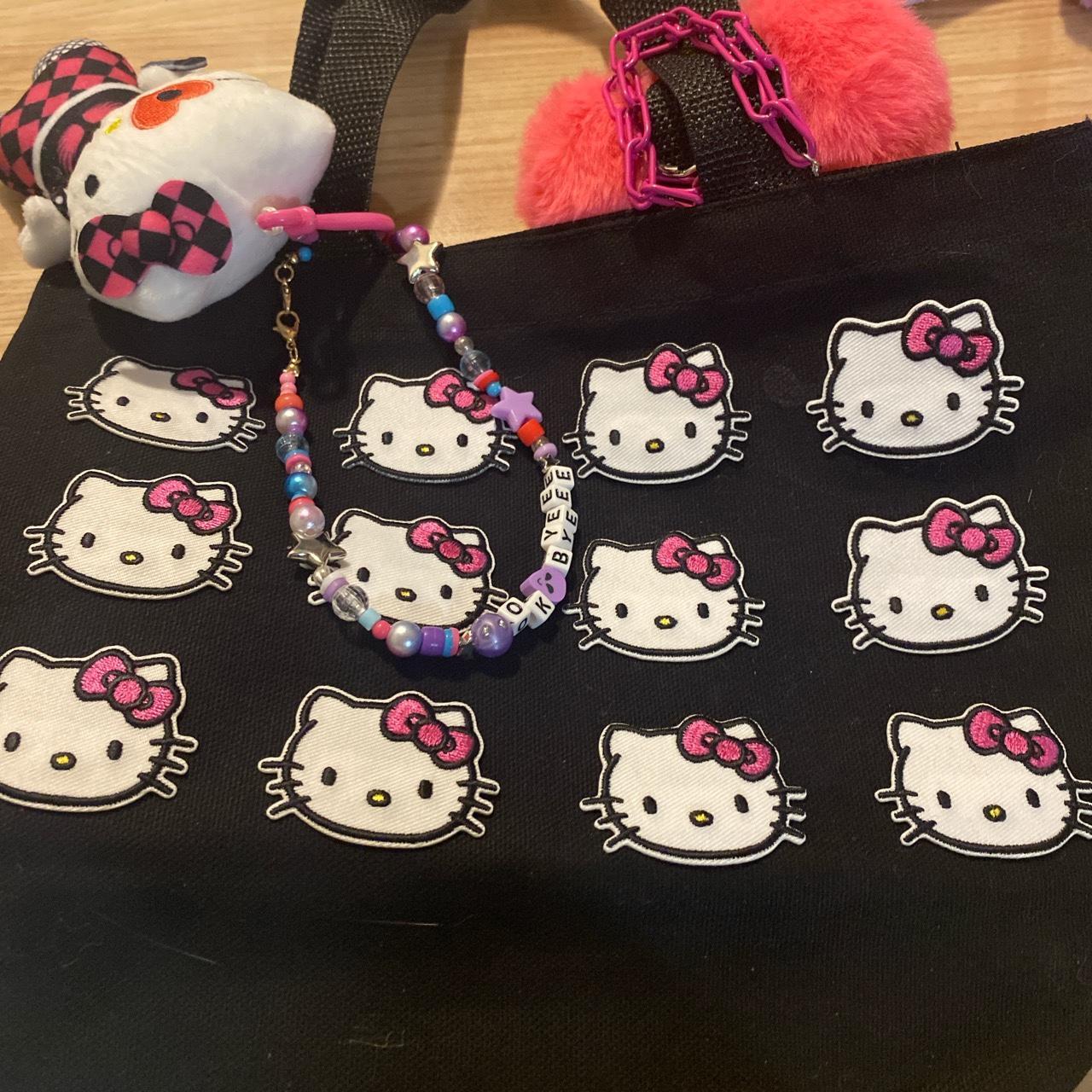 Sanrio Hello Kitty Mini Barrel Bag Small pocket on - Depop