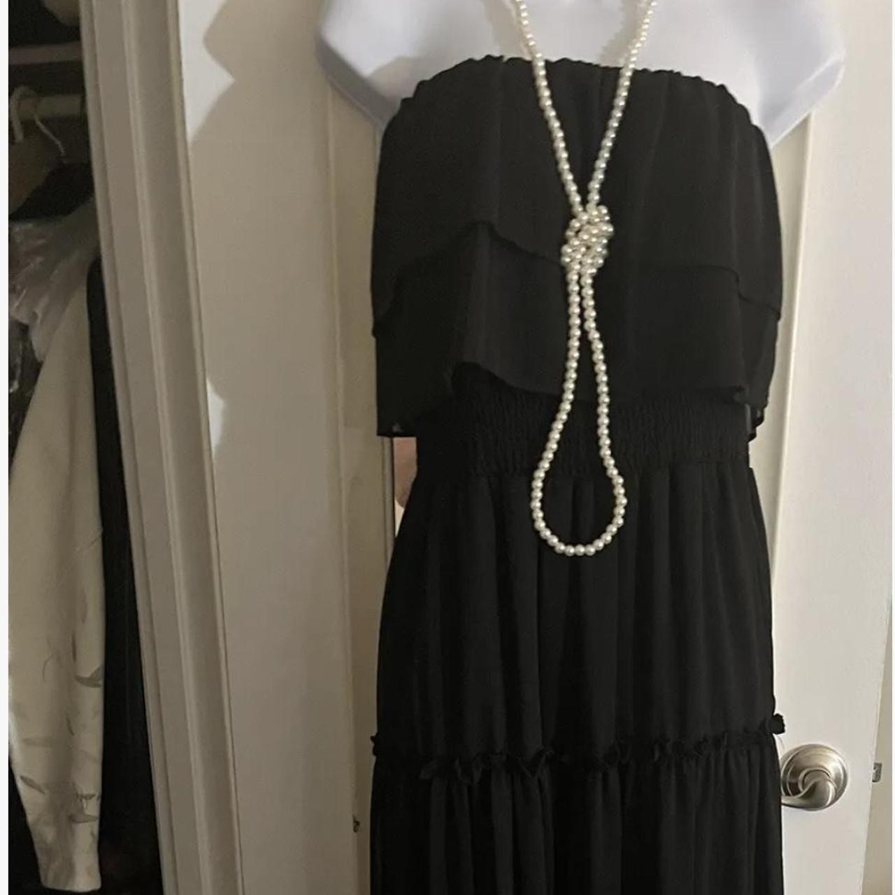 Msk black and gold hot sale dress