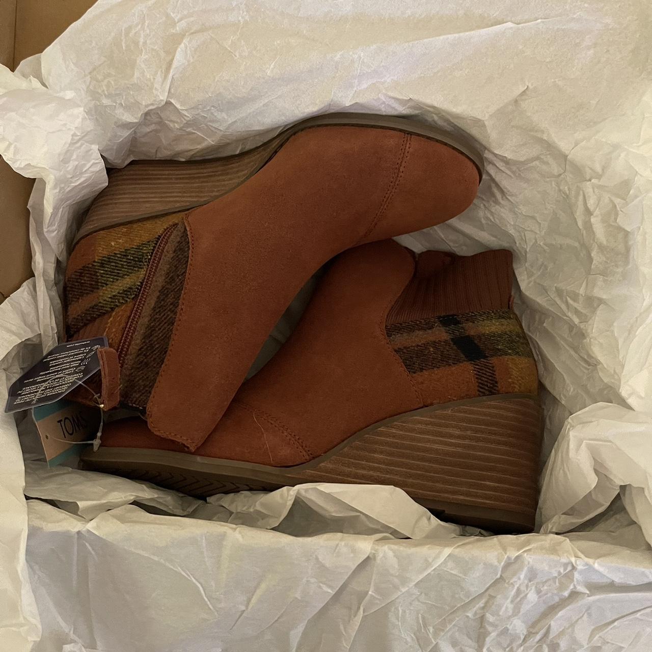 Toms brown outlet booties