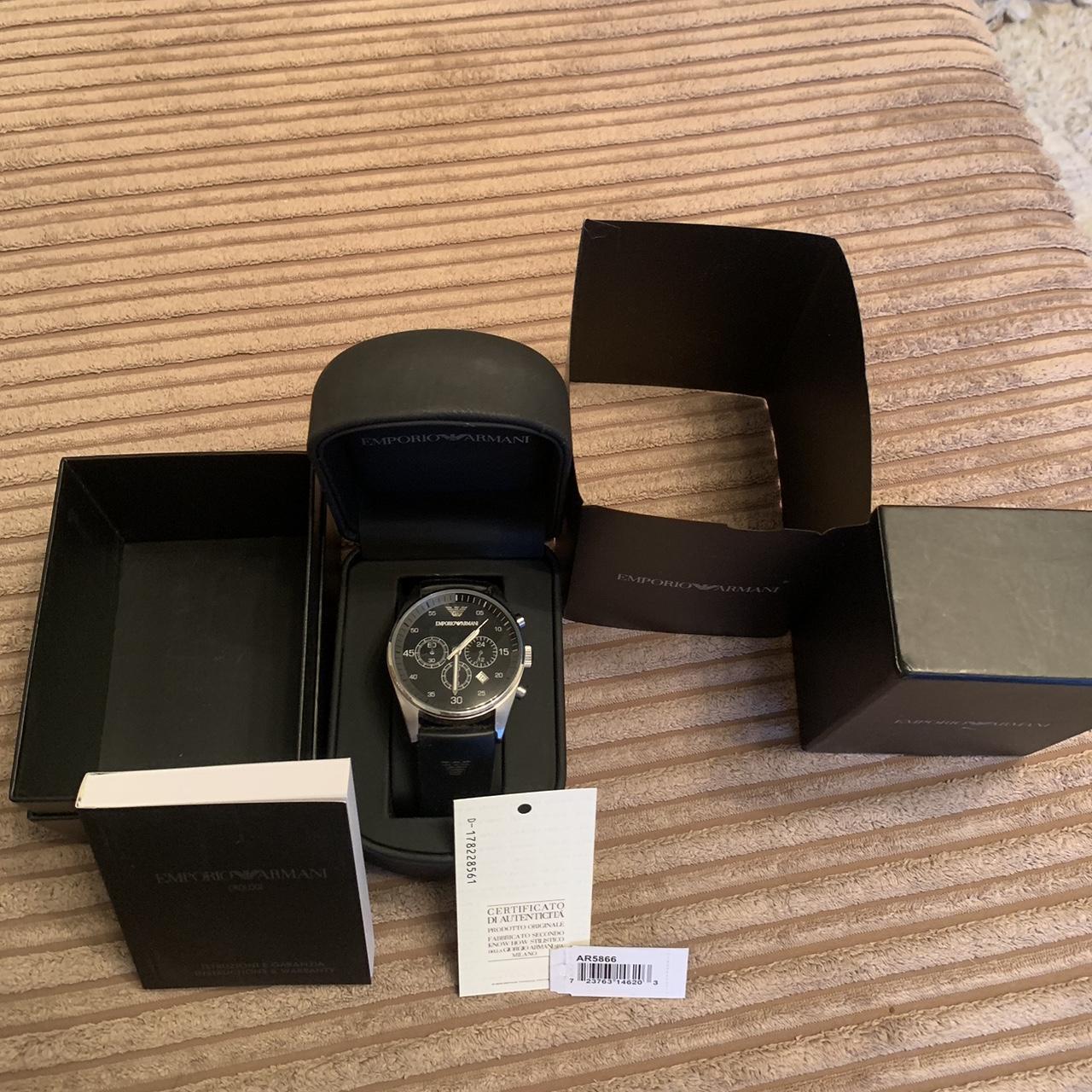 emporio armani watch AR5866 used but still good Depop