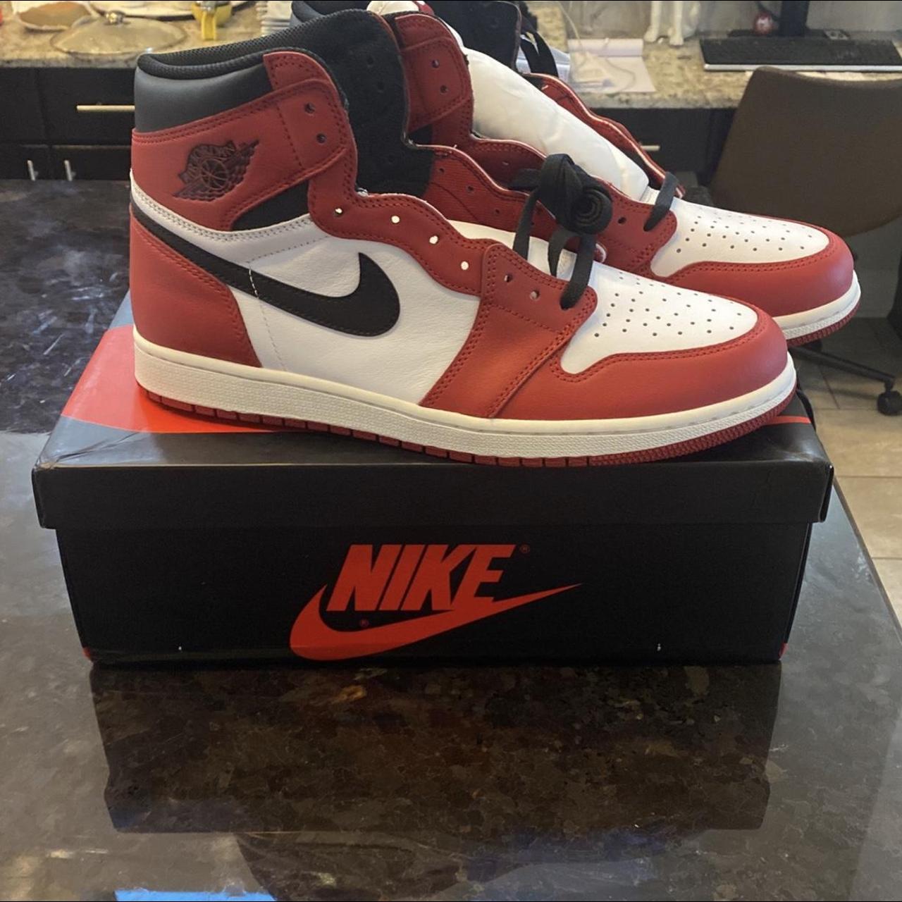 retro jordan red and white