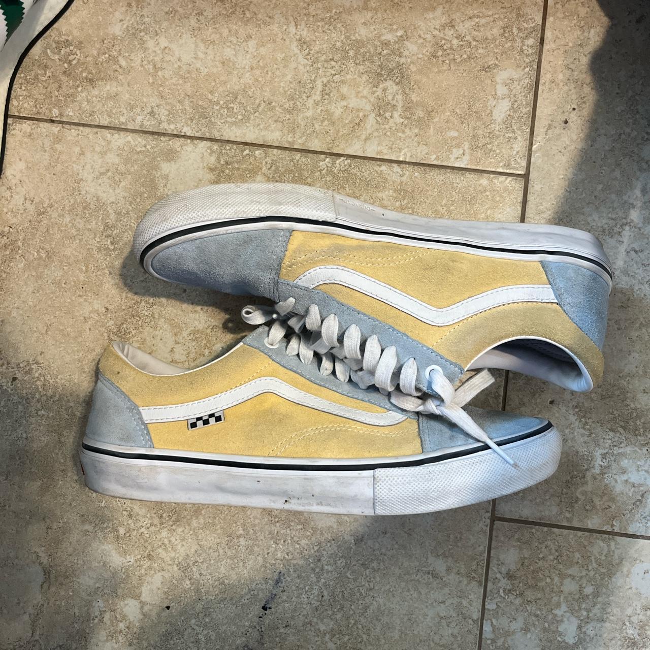 vans jaune bleu