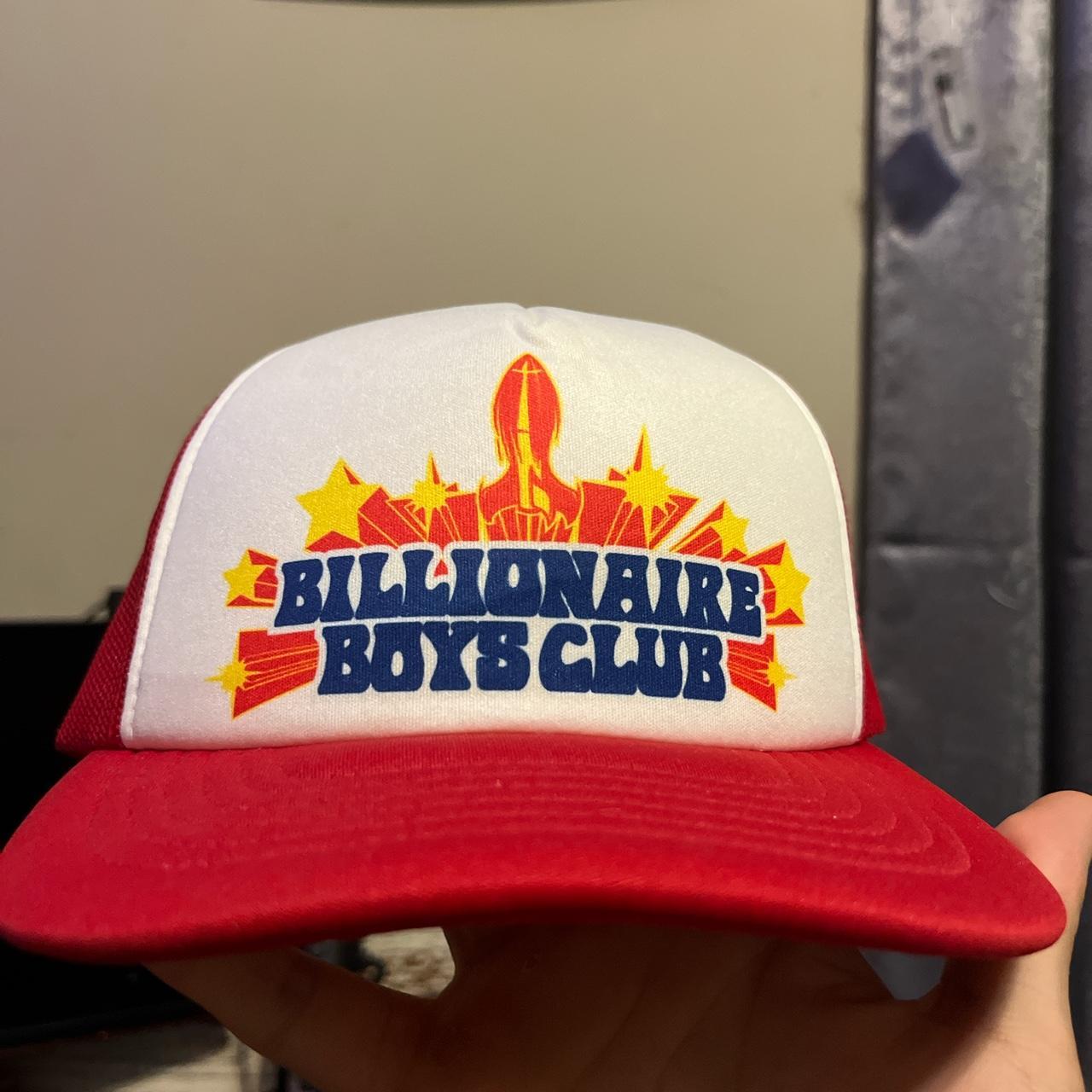 Billionaire Boys Club Men's Red Hat Depop