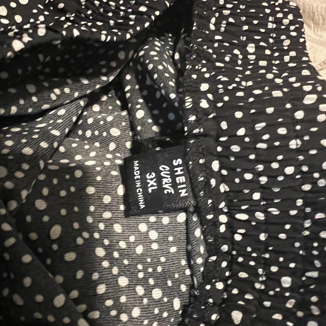 Polka dot skirt Shein 3XL, - lightweight material , 