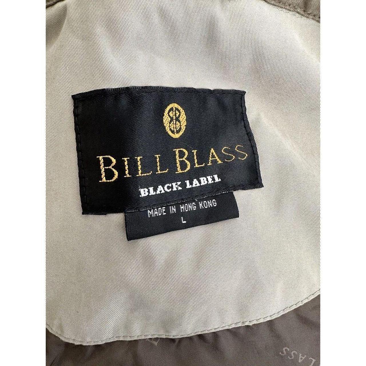 Bill Blass Jacket Mens Large Black Label Microfiber. Depop