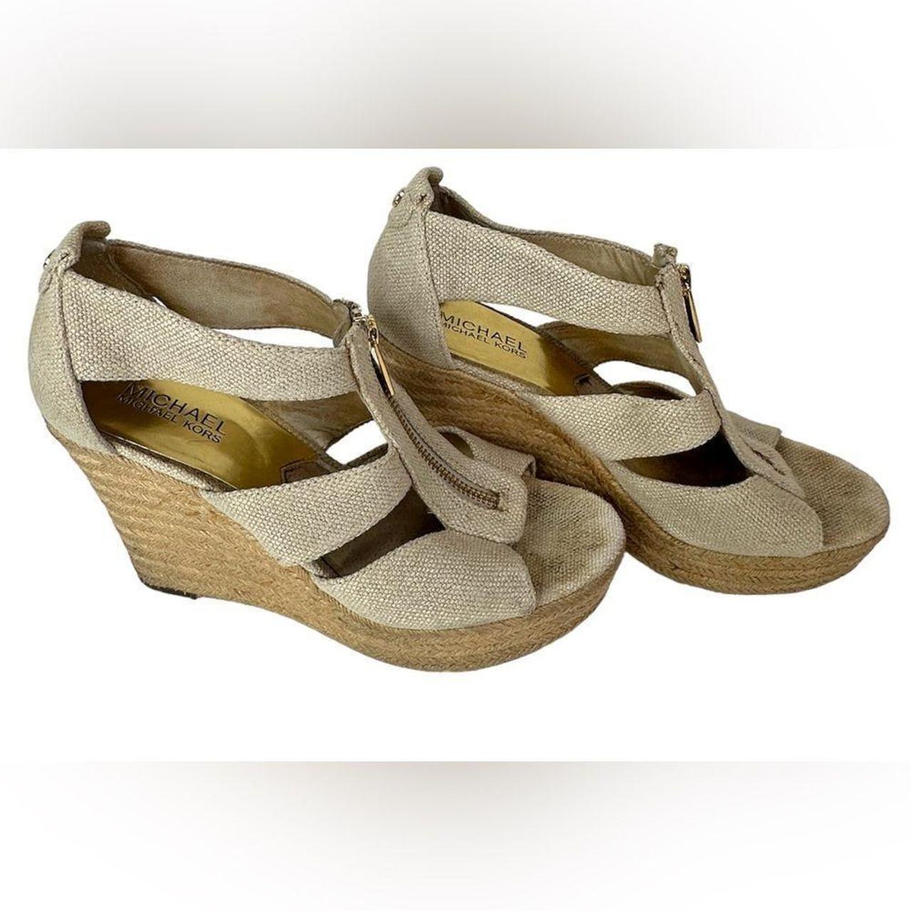 Like outlet New Michael Kors Espadrille Wedges in Gold Size 8