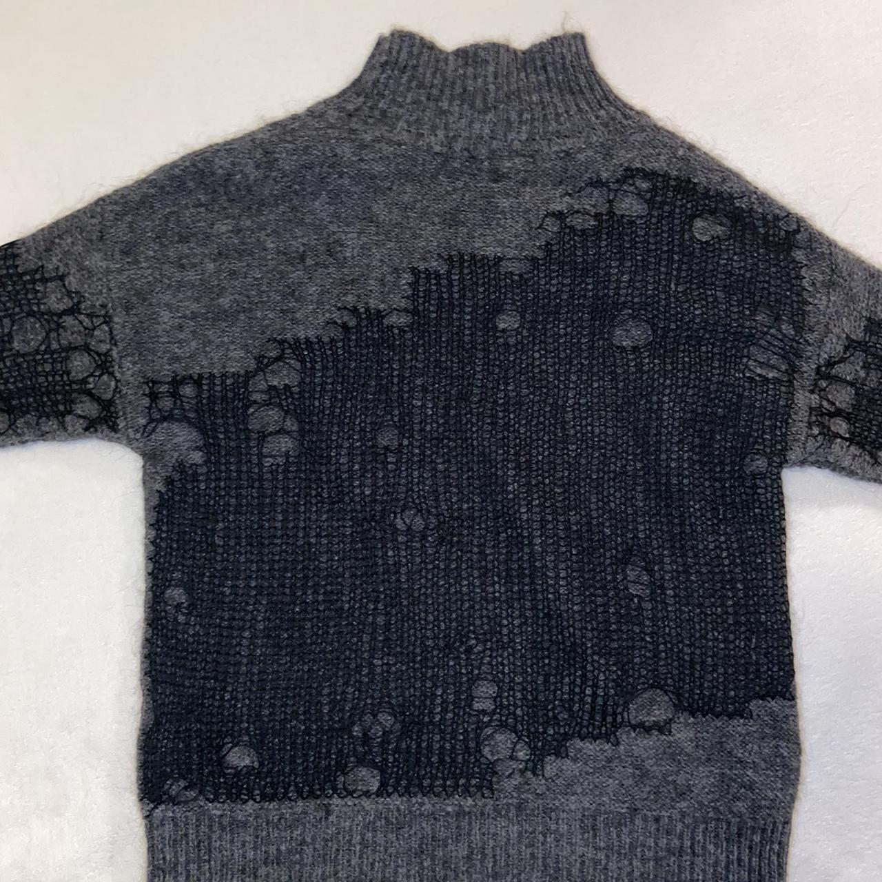 Distressed knitted Diesel sweater. Used but no... - Depop