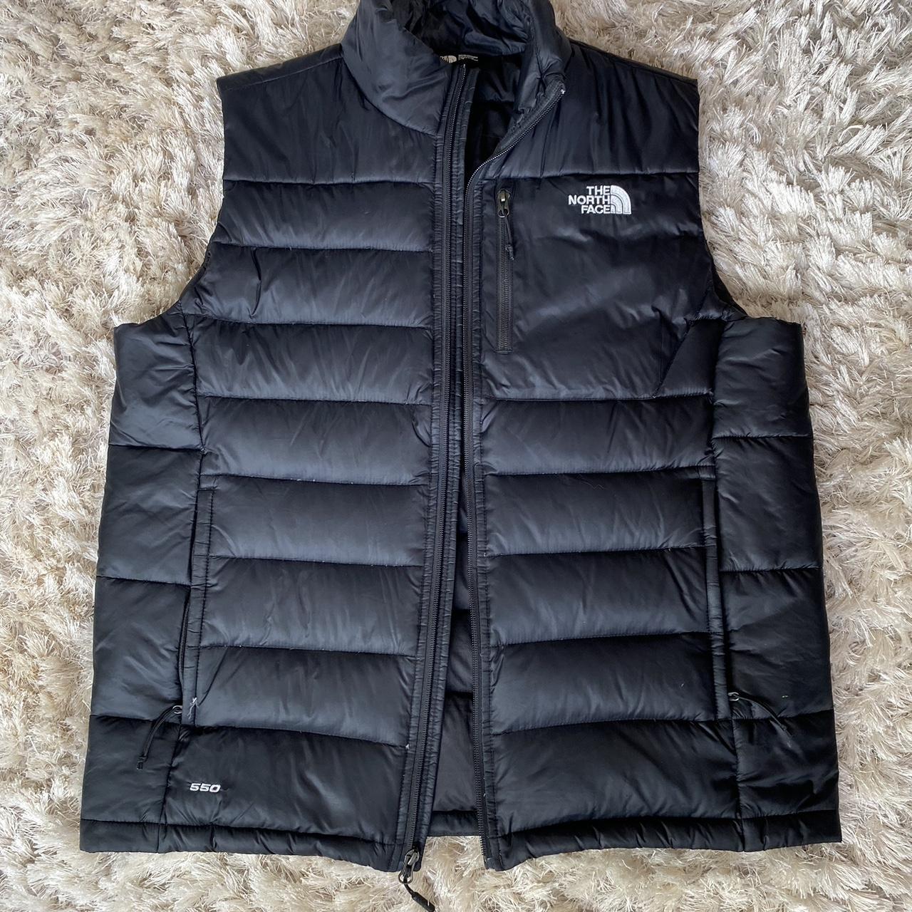 The North Face Belleview Stretch Down Vest Never... - Depop