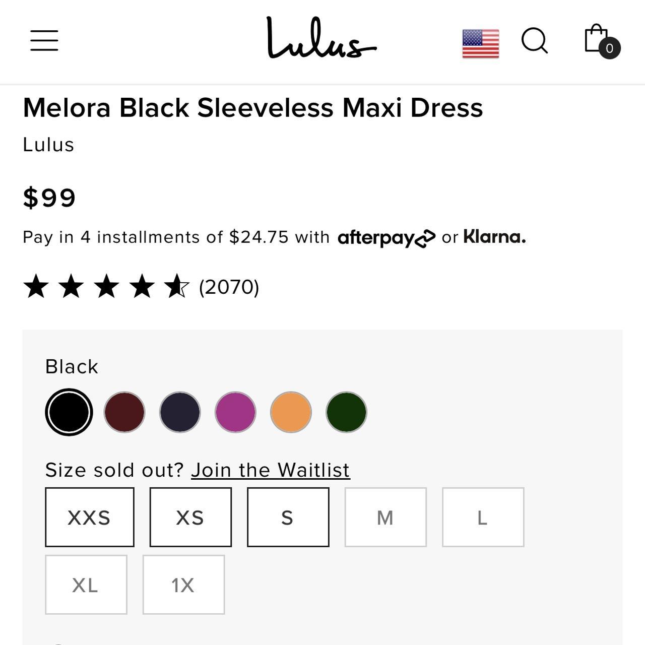 Melora black 2024 sleeveless maxi dress