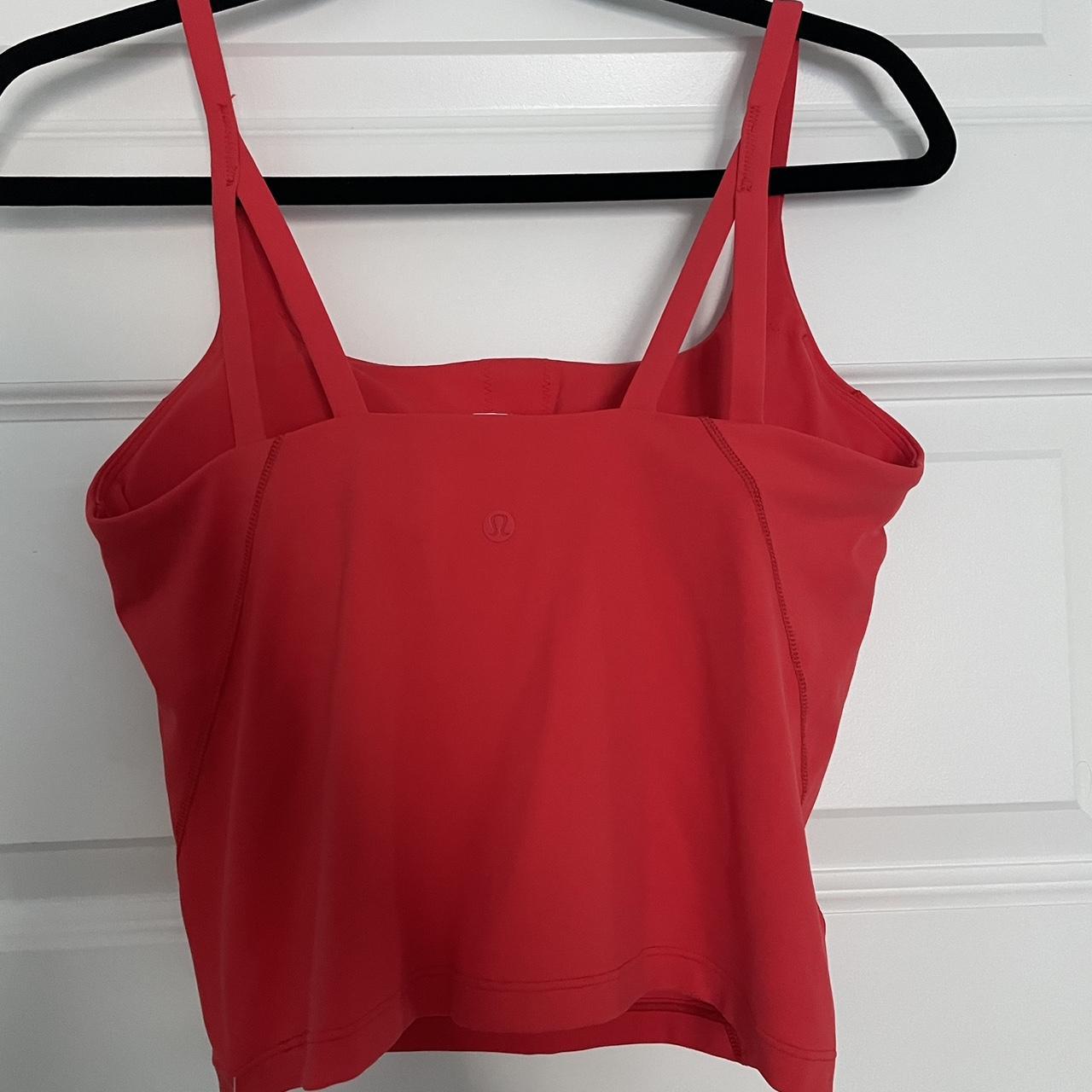 Lululemon Strappy Nulu Shelf Tank Size: 8 New with - Depop