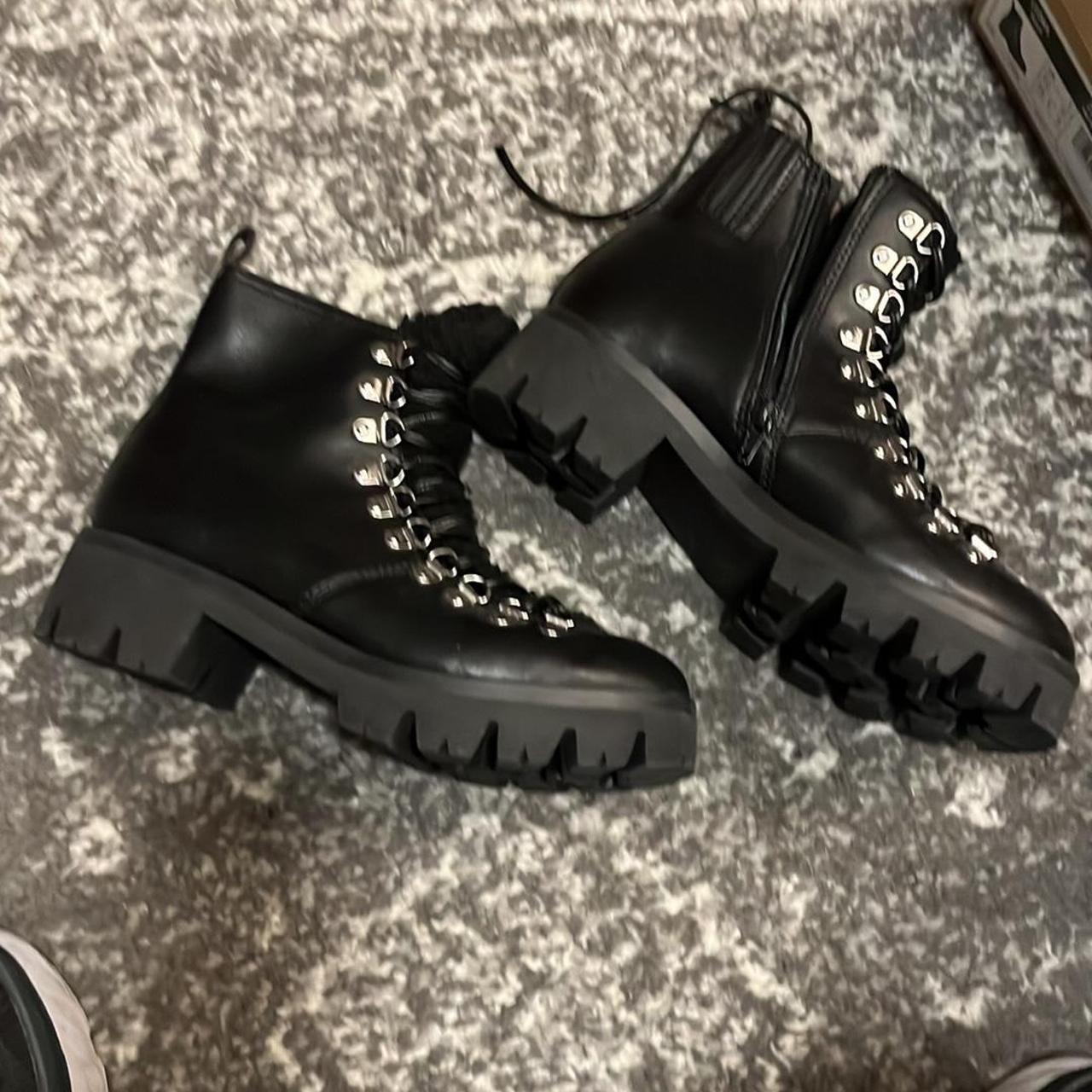 Jeffrey Campbell Black Boots #blackboots #boots #black - Depop