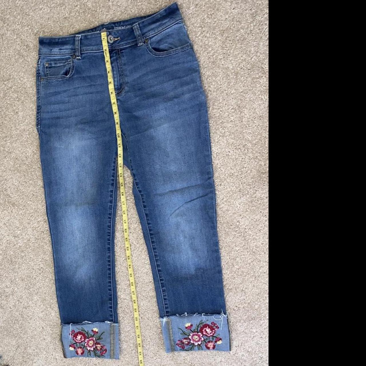 Inc sale embroidered jeans