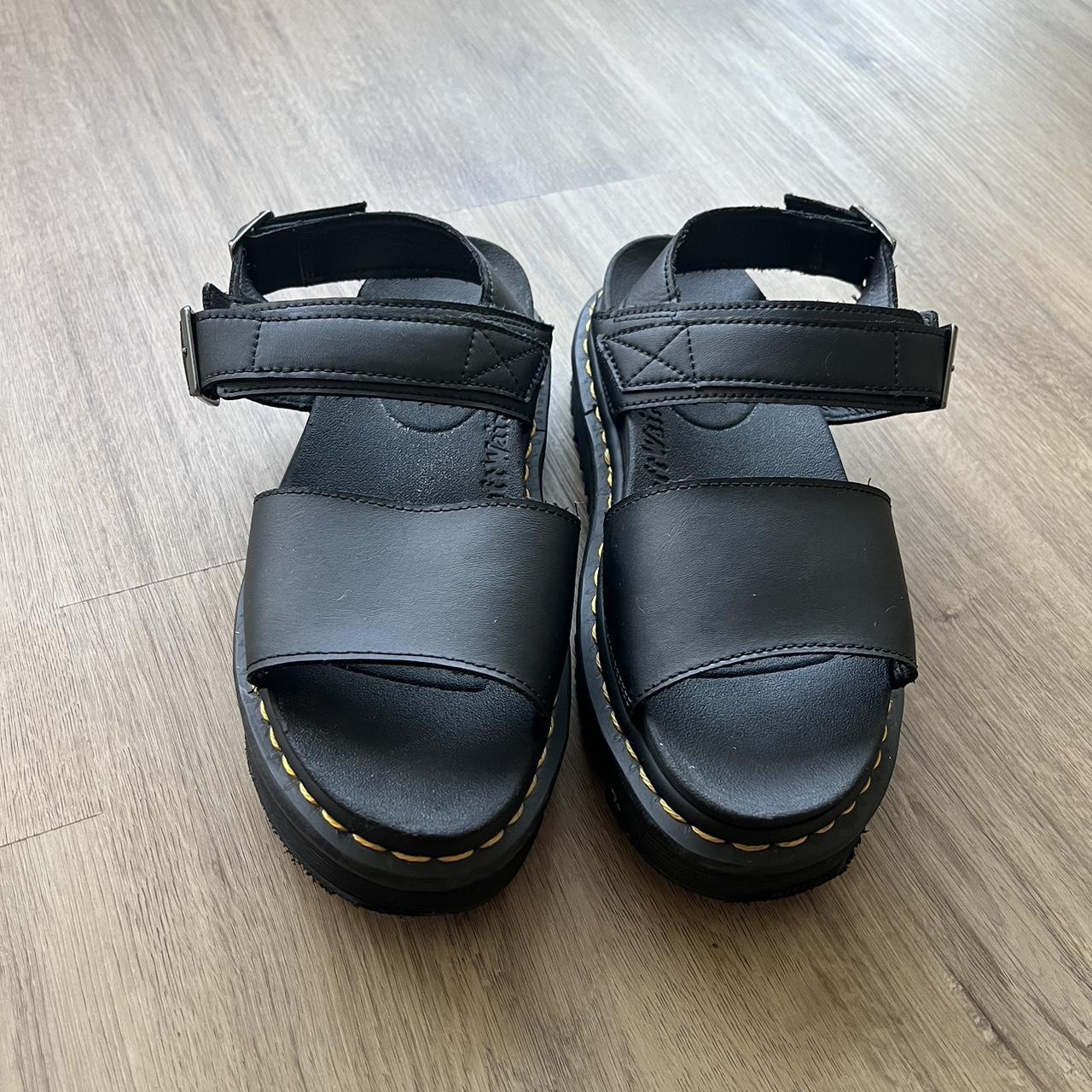 Dr. Martens Women's Black Sandals | Depop