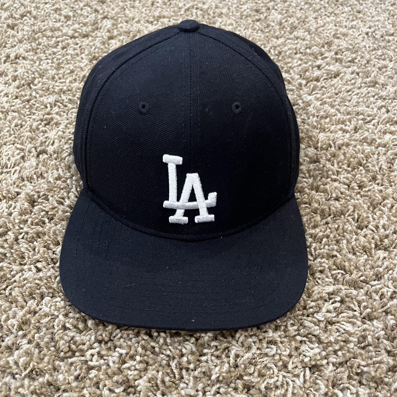 LA Dodgers Hat - Black - ‘47 Brand - Fitted - Depop