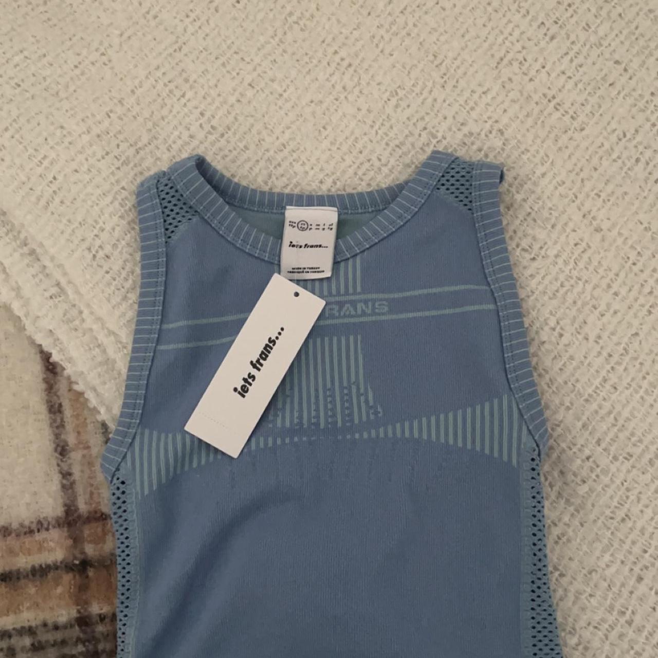 urban outfitters blue backless tank top size xs - Depop