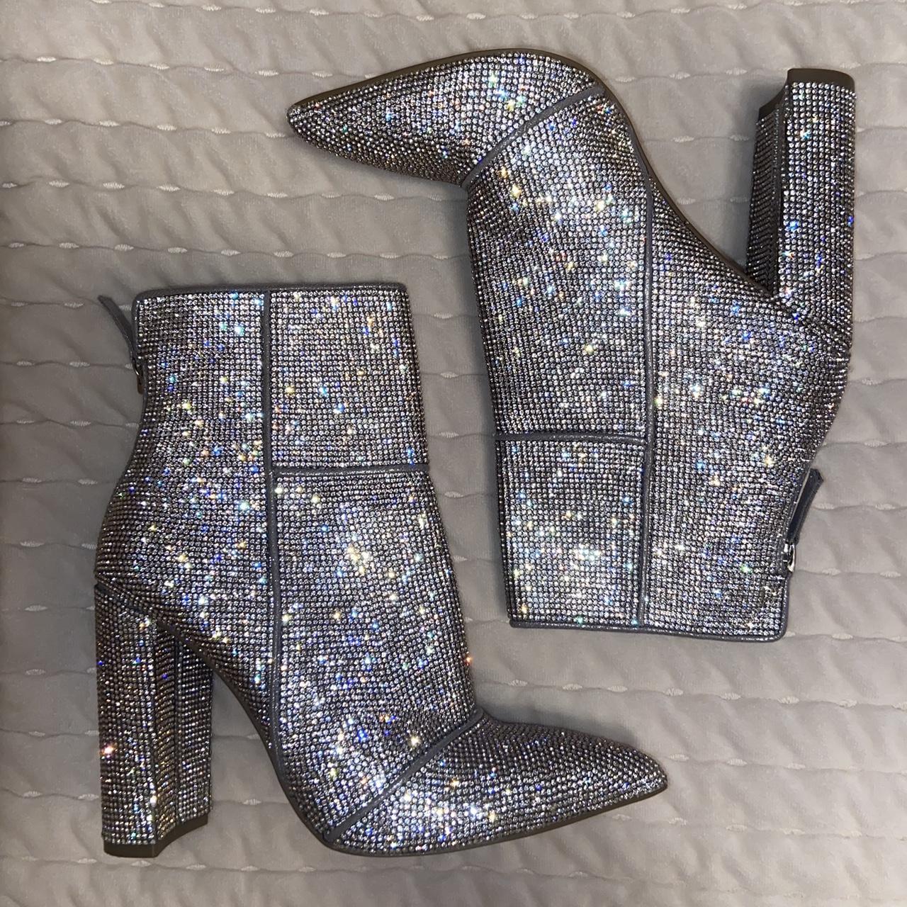 Steve madden rhinestone on sale booties