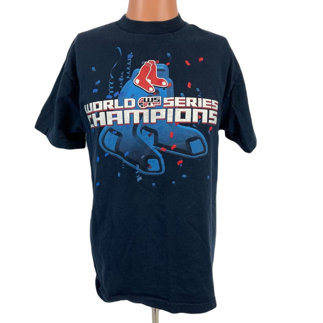 Boston Red Sox Shirt Mens XL Blue World Champions - Depop