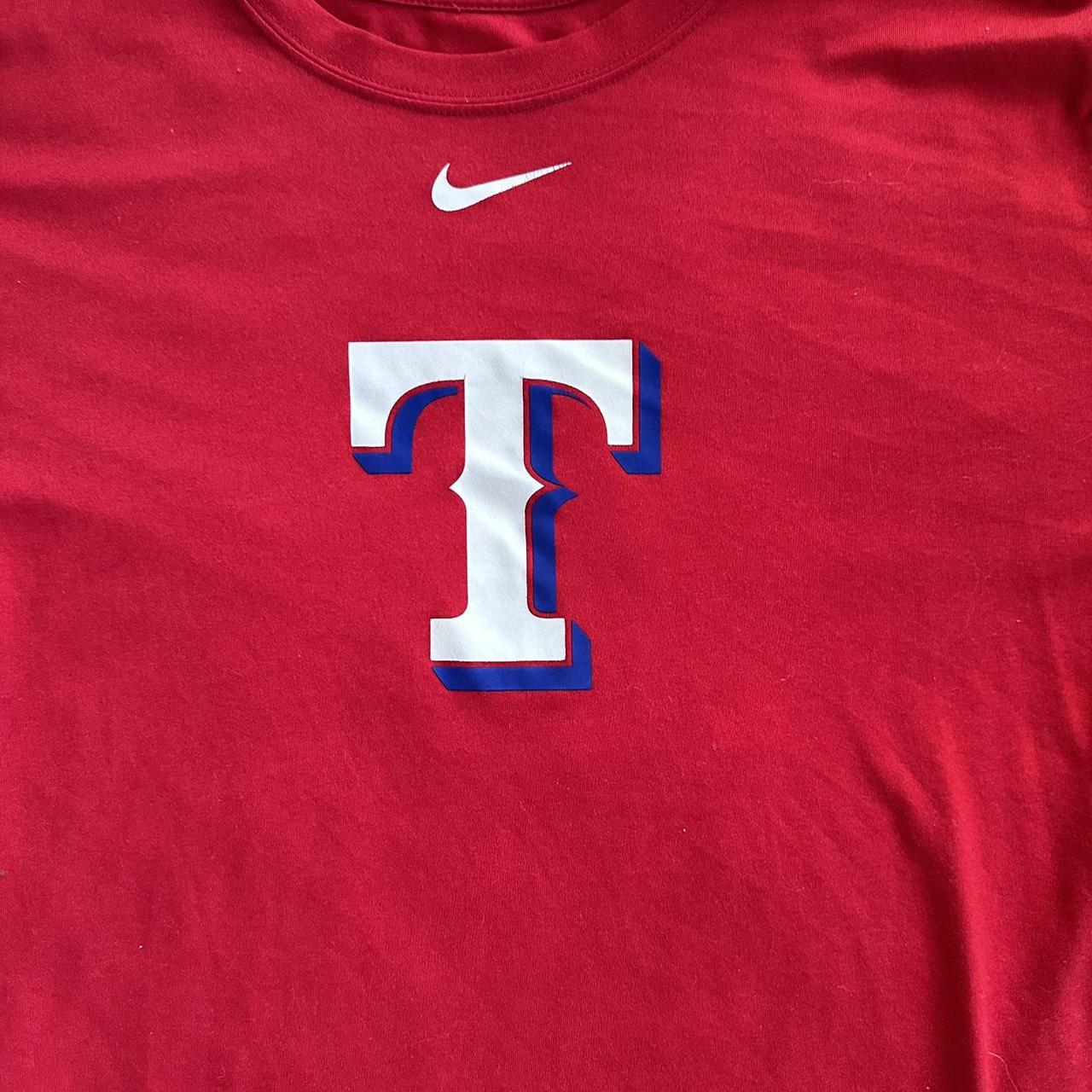 Nike DRI-FIT Texas Rangers T Shirt size Size X-Large - Depop