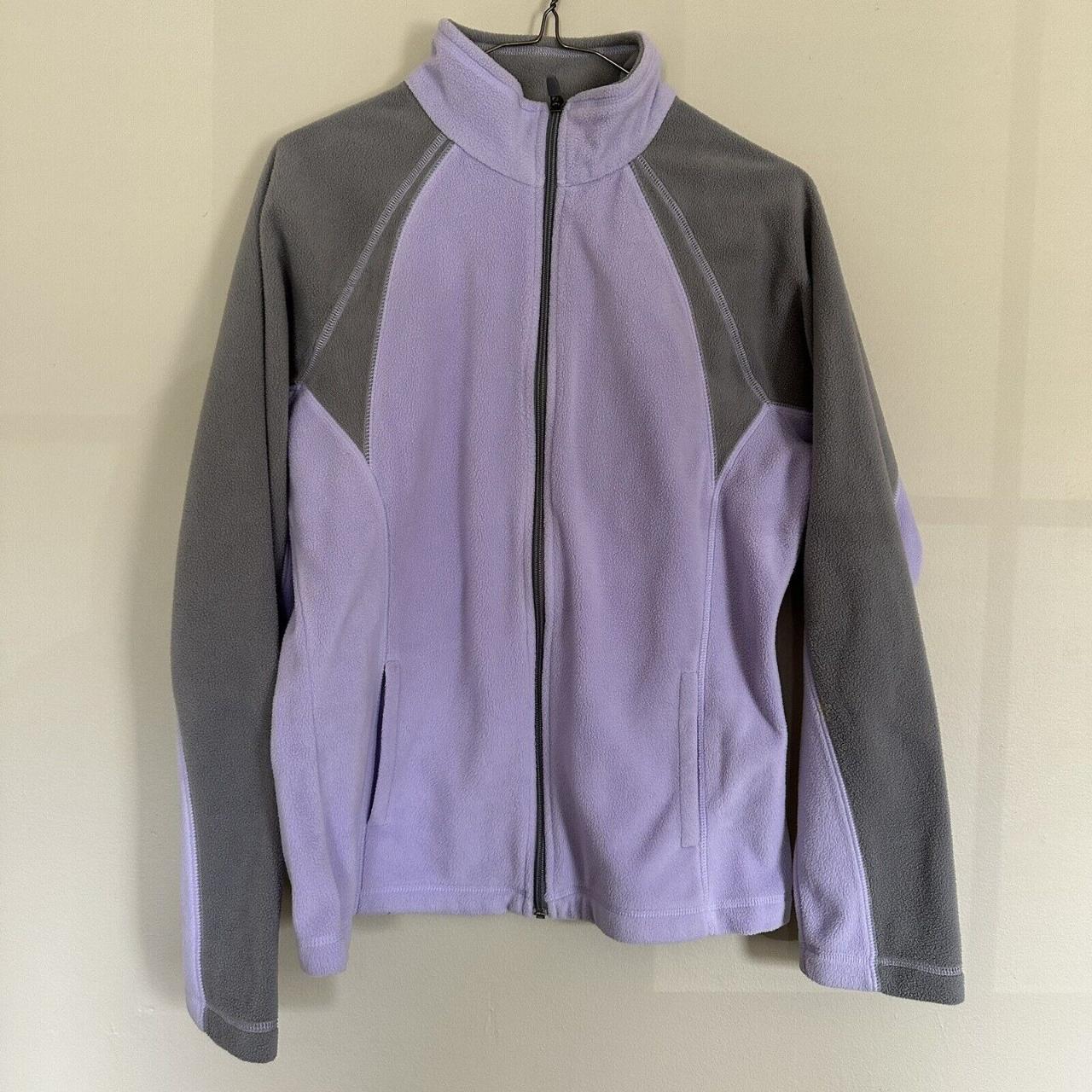 Tek Gear Women's Grey and Purple Sweatshirt | Depop